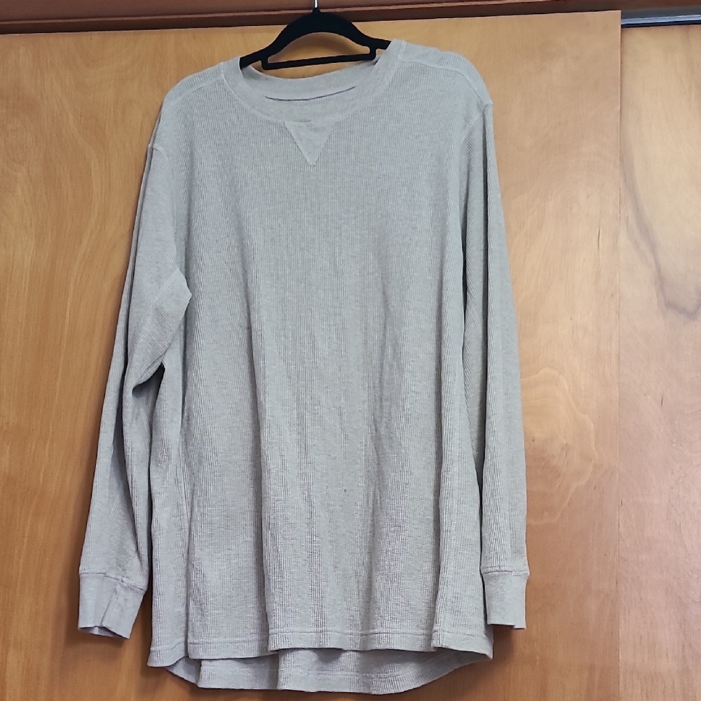 Falls Creek Men's Tan Long Sleeve Tee